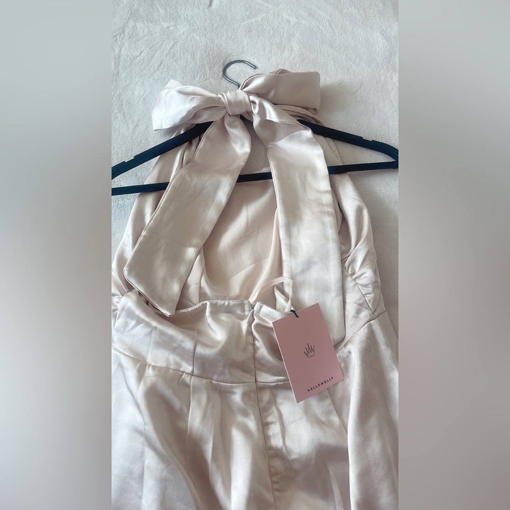 NWT Hello Molly Champagne Mini Dress - Picture 7 of 7